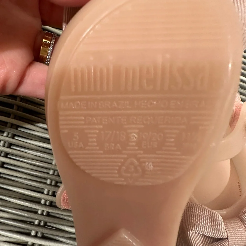 Mini Melissa Ultragirl Sweet Pink Beige Blush 5 baby girl
